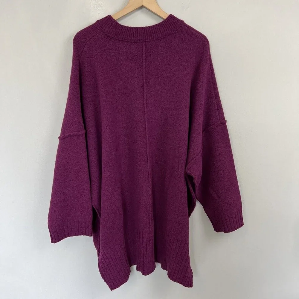 ❄️Free People Peaches Tunic Oversized Slouch Dress Length Soft NWOT Size Large